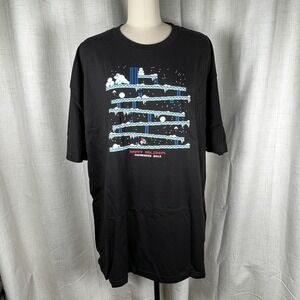 NEW! Think Geek Men's 3XL XXXL T Shirt 2013 Happy Holidays Christmas Donkey Kong